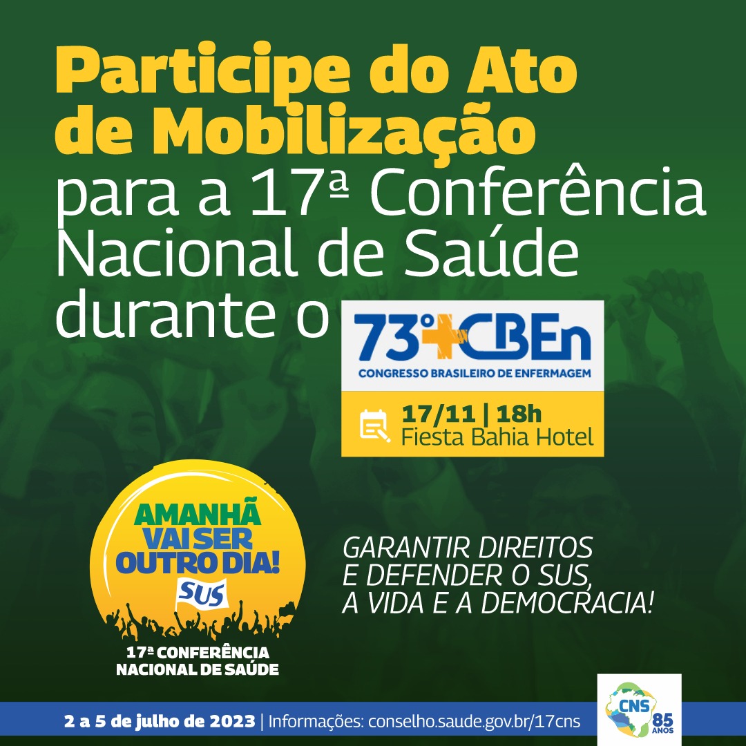 Participe do Ato de Mobilização para 17º Conferência Nacional de Saúde