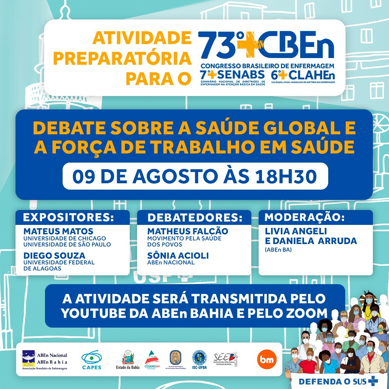 Debate sobre a saúde global e a força de trabalho em saúde