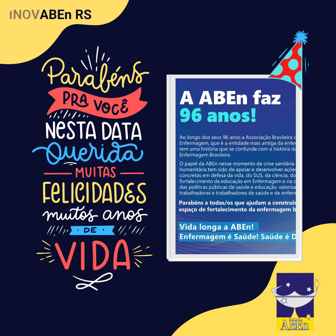 96 anos de ABEn!