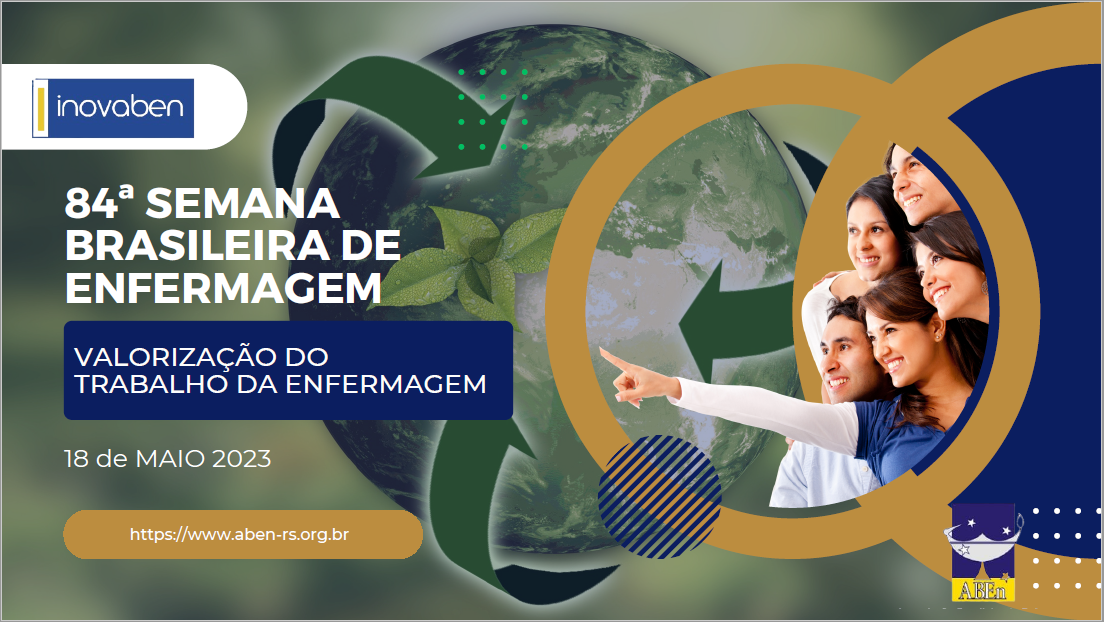 PROGRAMAÇÃO DA 84ª SEMANA BRASILEIRA DE ENFERMAGEM ABEN-RS