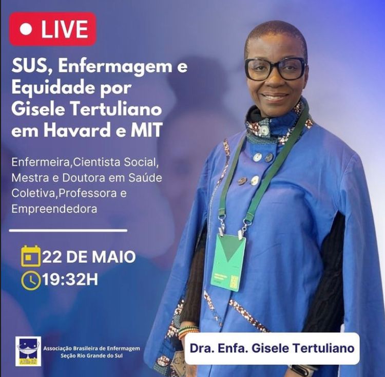 LIVE DIVULGAÇÃO Dra. Enfa. Gisele Tertuliano (22/05/24)