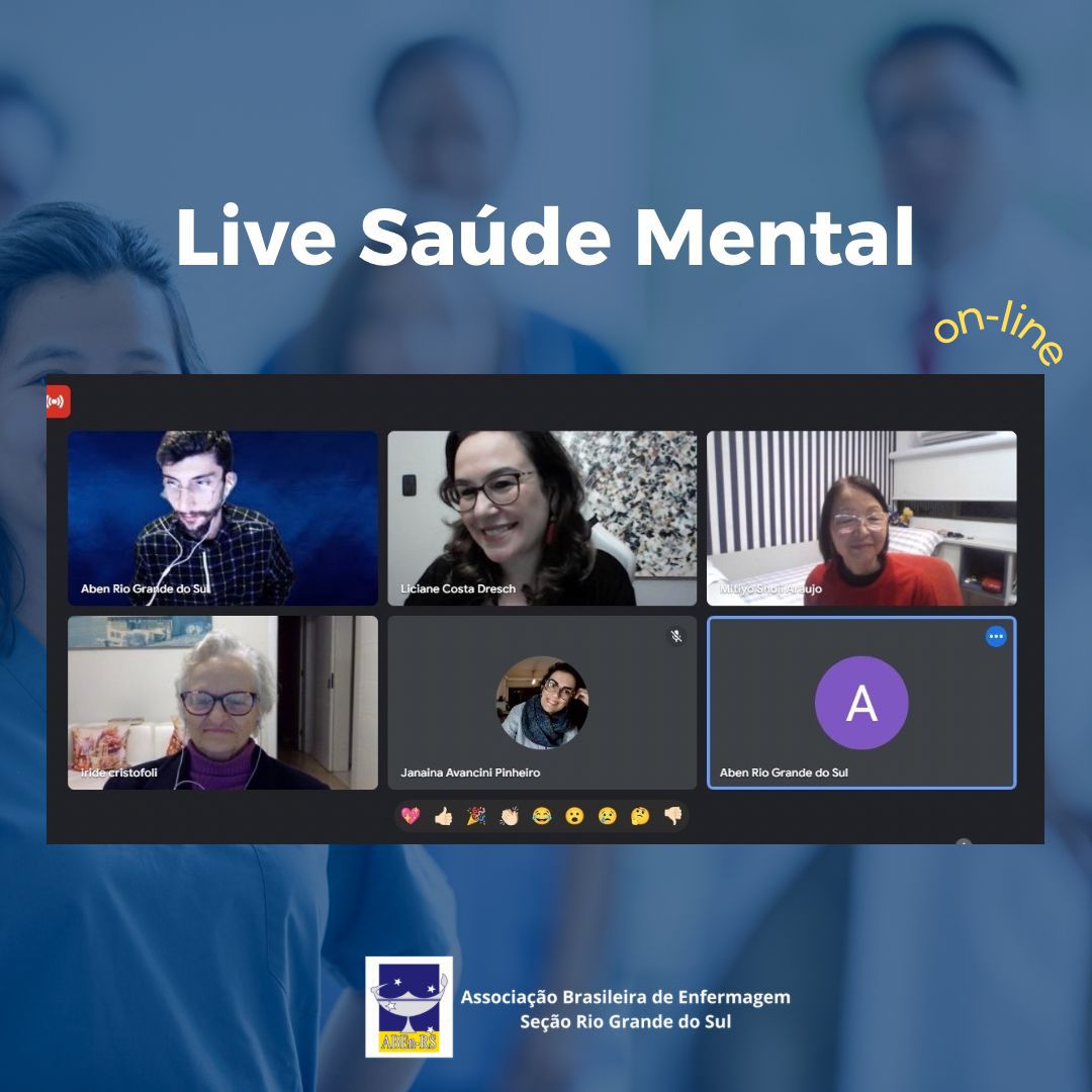 LIVE: Abalo emocional e Saúde Mental da Enfermagem com Liciane Costa Dresch e Mitiyo Shoji Araujo