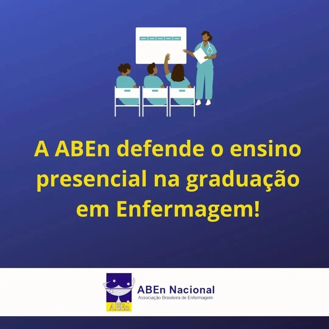 ABEn defende o Ensino Presencial da Enfermagem