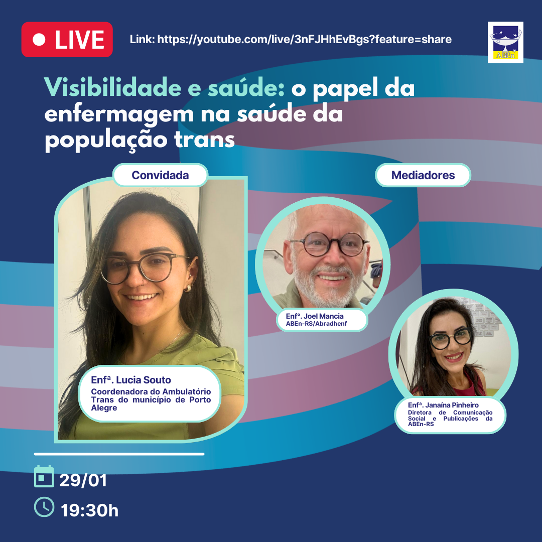 Live alusiva ao Dia Nacional da Visibilidade Trans (29/01)
