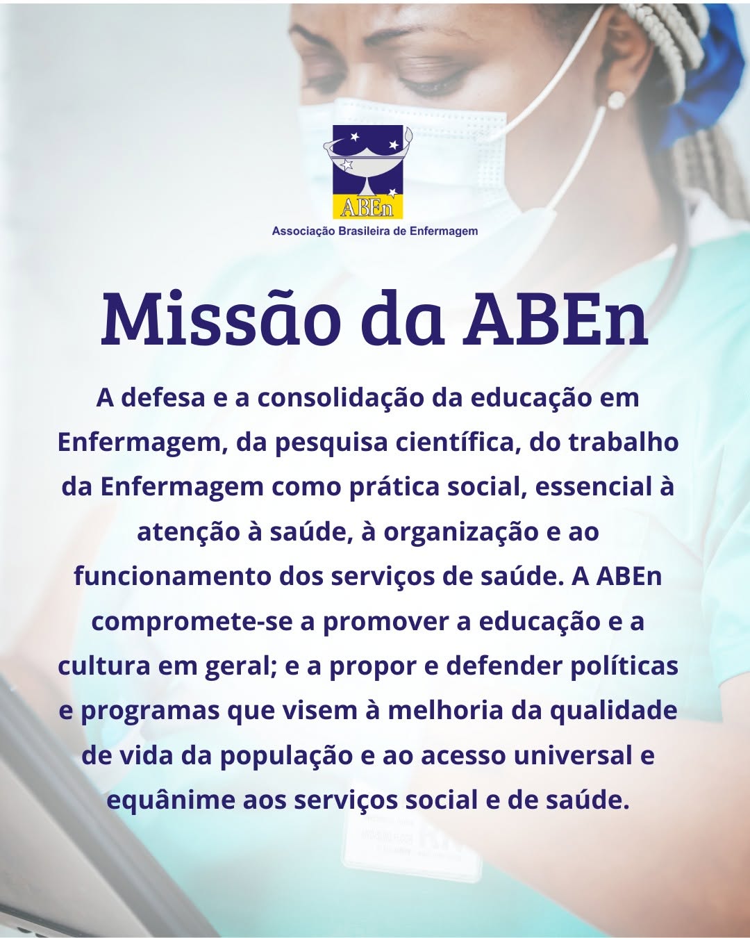 Conheça a ABEn: Missão